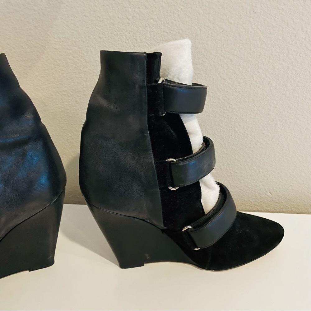 🇫🇷 Isabel Marant scarlet poney wedge boots - Picture 7 of 9